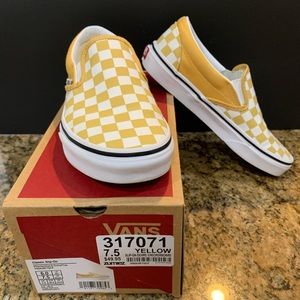 VANS - -  Size US women’s 7.5.  Men 6.0